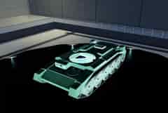 Crusader - hull Tier 2 in Cursed Tank Simulator