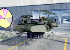 M1A2 Abrams SEPv3 (Trophy) - turret Tier 12 in Cursed Tank Simulator