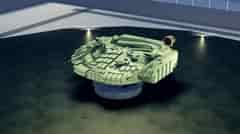 Object 787 - turret Tier 8 in Cursed Tank Simulator