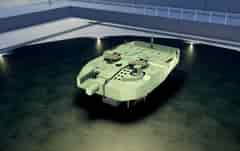 Contender A1 - turret Tier 11 in Cursed Tank Simulator