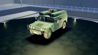 LOSAT Humvee - hull Tier 8 in Cursed Tank Simulator