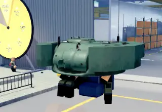 M4 HCR2 - turret Tier 4 in Cursed Tank Simulator