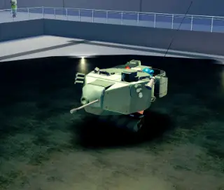 Pumi 407 - turret Tier 5 in Cursed Tank Simulator