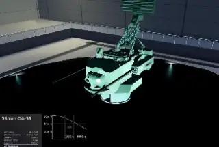 ZA-35 - turret Tier 8 in Cursed Tank Simulator