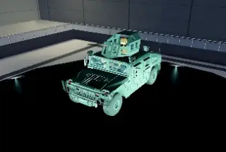 Armoured Humvee - hull Tier 6 in Cursed Tank Simulator