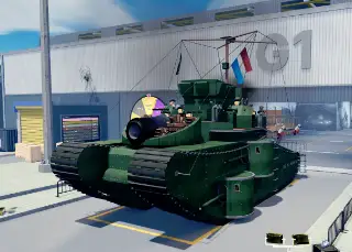 AFG MK1 - hull Tier 8 in Cursed Tank Simulator