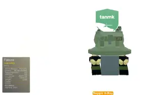 Future - turret Tier 10 in Cursed Tank Simulator