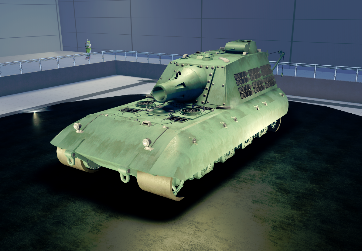 Battlepacks 100 - hull Tier 8 in Cursed Tank Simulator