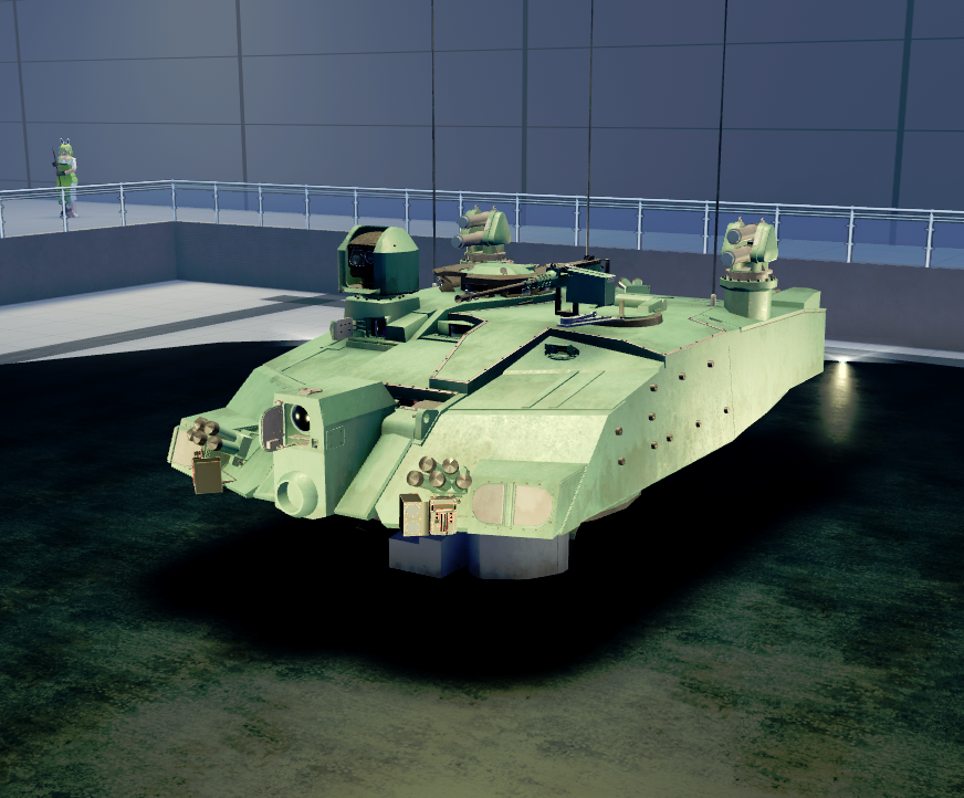 Black Night - turret Tier 11 in Cursed Tank Simulator