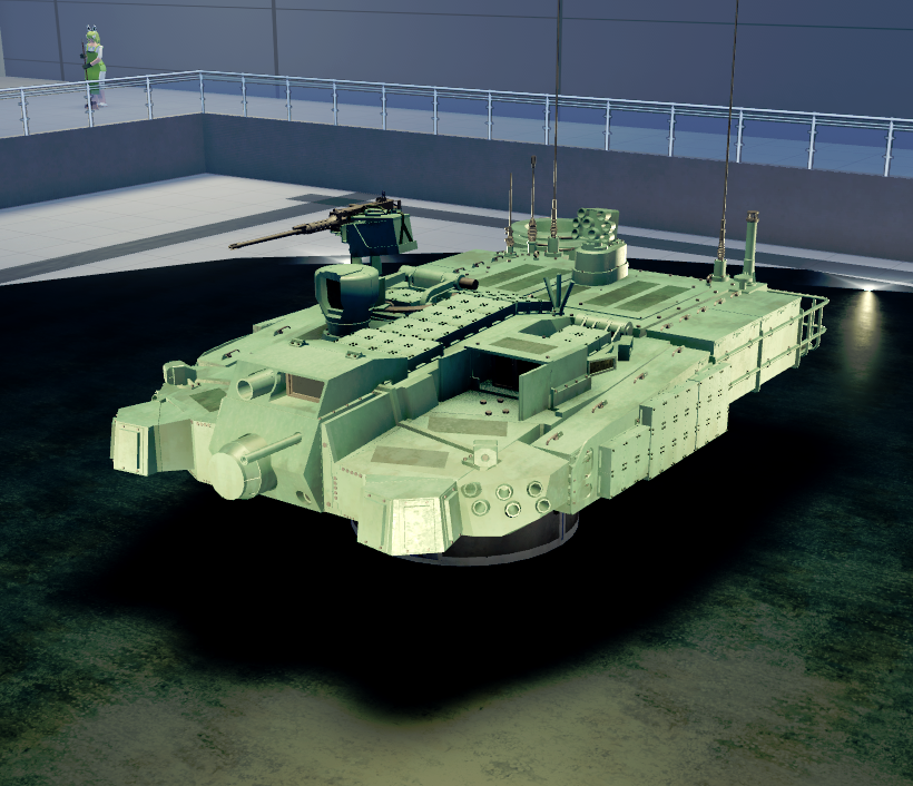 K2 - turret Tier 12 in Cursed Tank Simulator