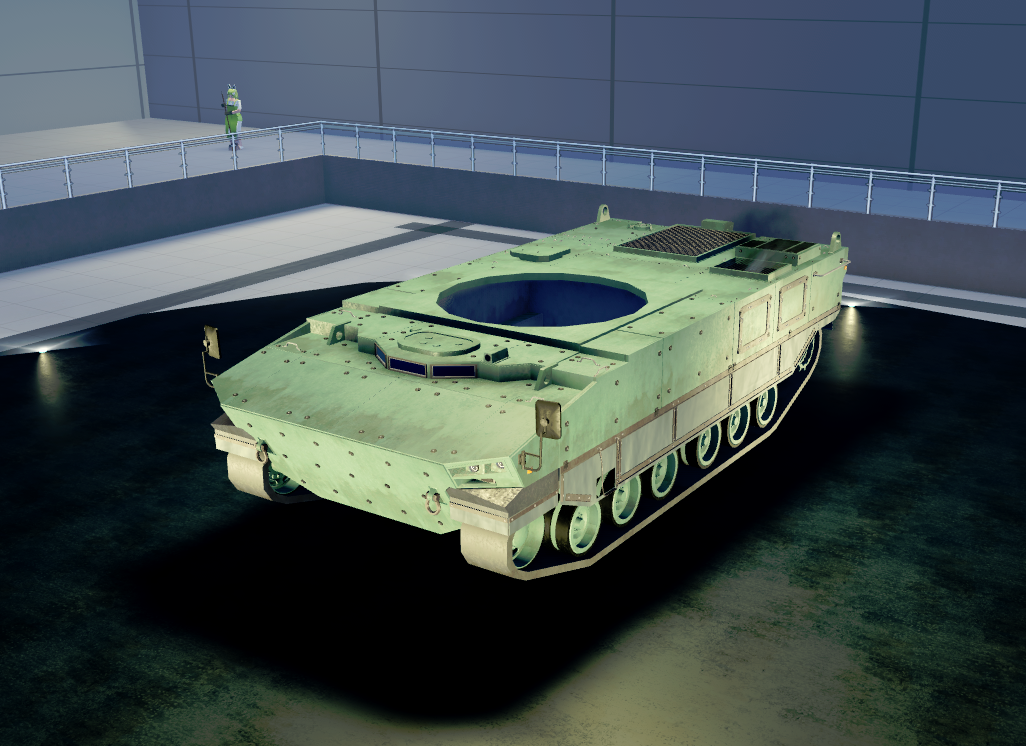 MMWT - hull Tier 7 in Cursed Tank Simulator