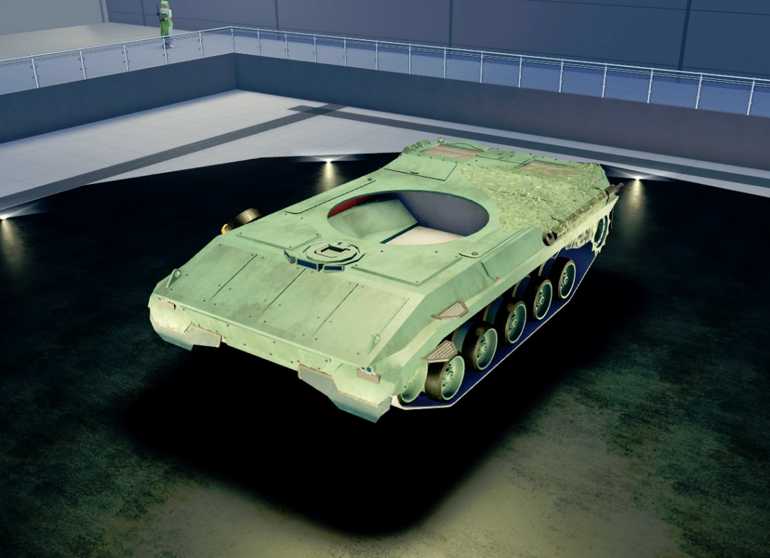 XM124 VAMPIRE-V - hull Tier 8 in Cursed Tank Simulator