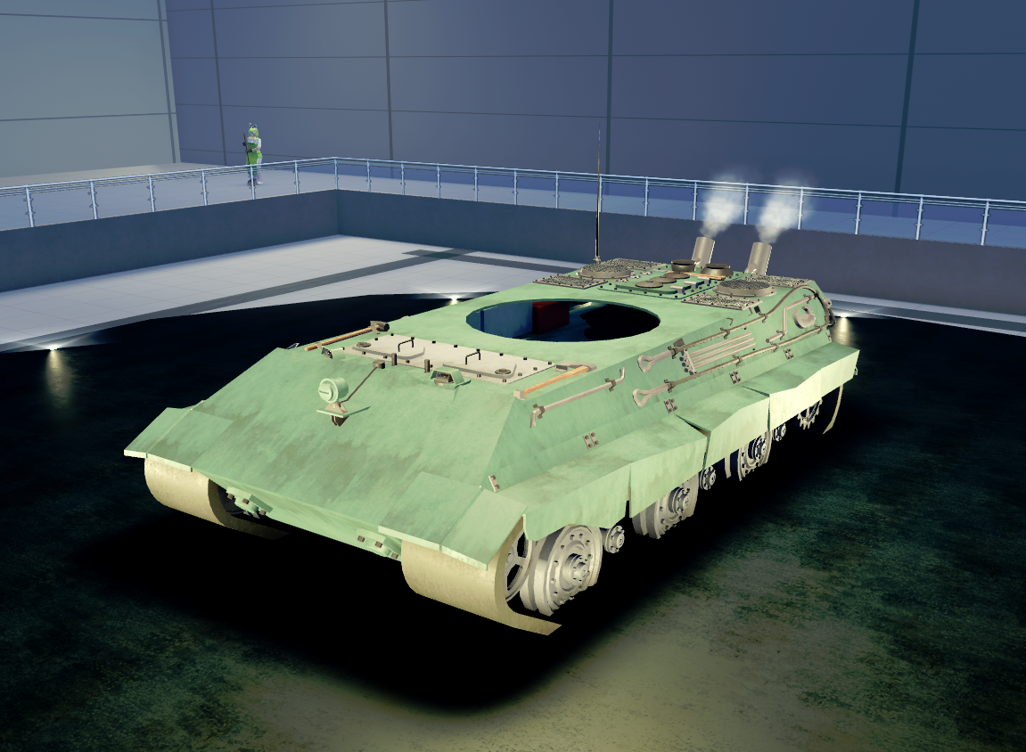 Battlepass 50M - hull Tier 8 in Cursed Tank Simulator
