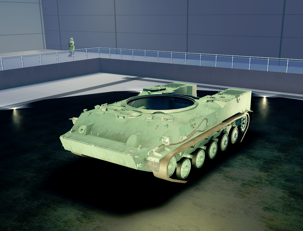 BMD-4 - hull Tier 7 in Cursed Tank Simulator