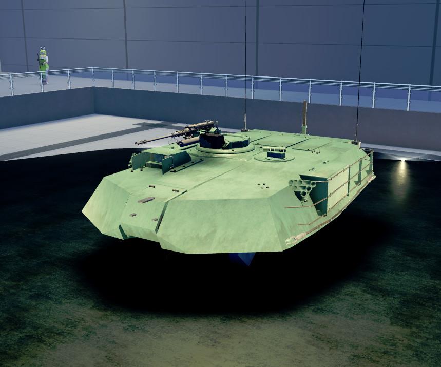 M1 Special - turret Tier 11 in Cursed Tank Simulator