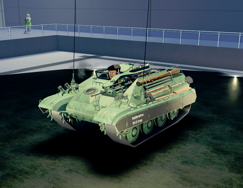 UPL-EX Targan - hull Tier 11 in Cursed Tank Simulator