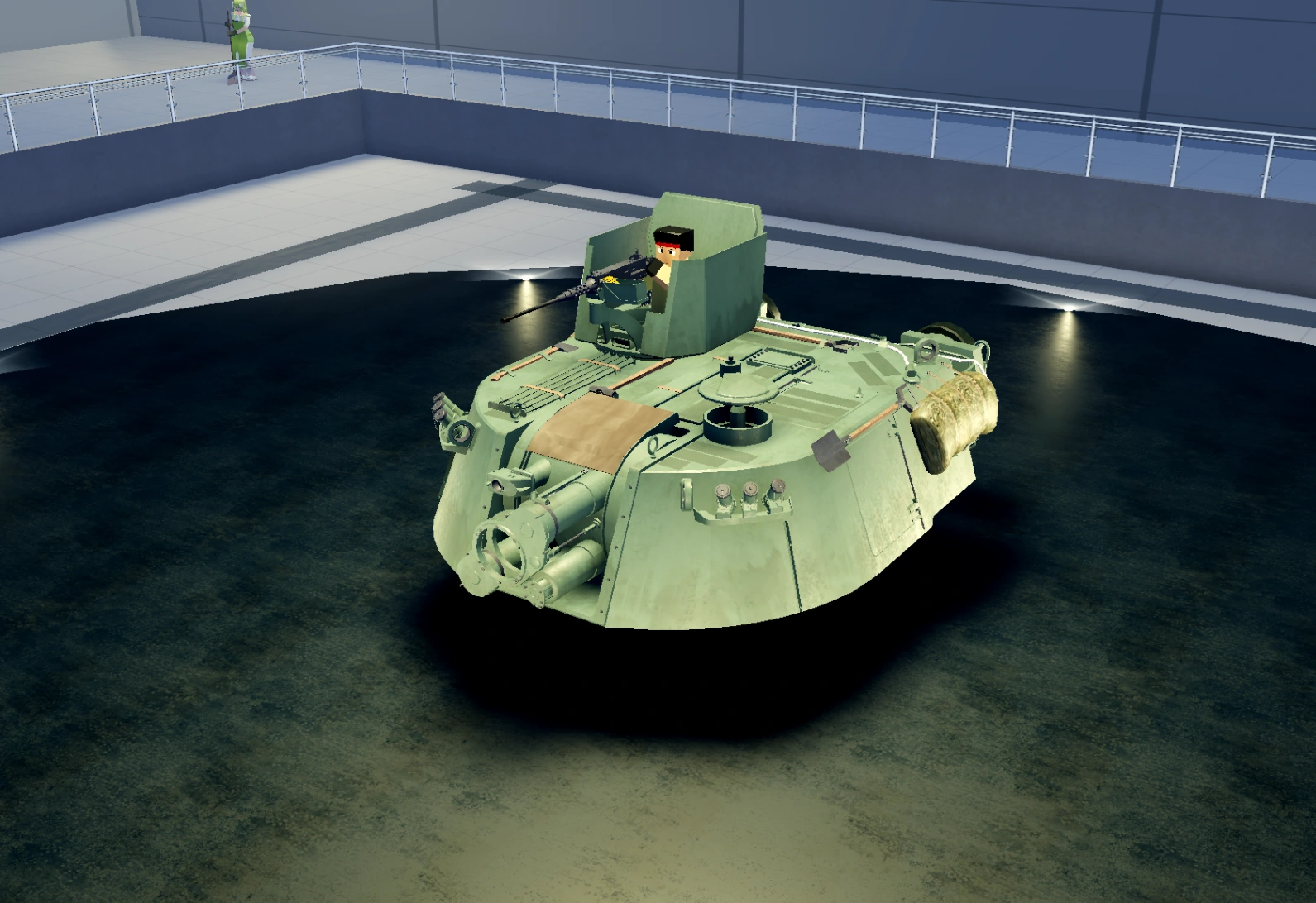 M109G - turret Tier 4 in Cursed Tank Simulator
