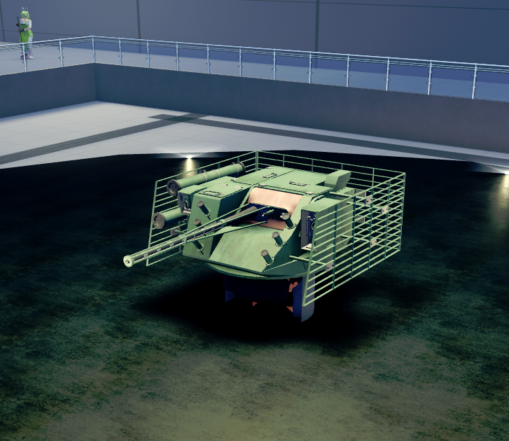 BTR-4E - turret Tier 10 in Cursed Tank Simulator