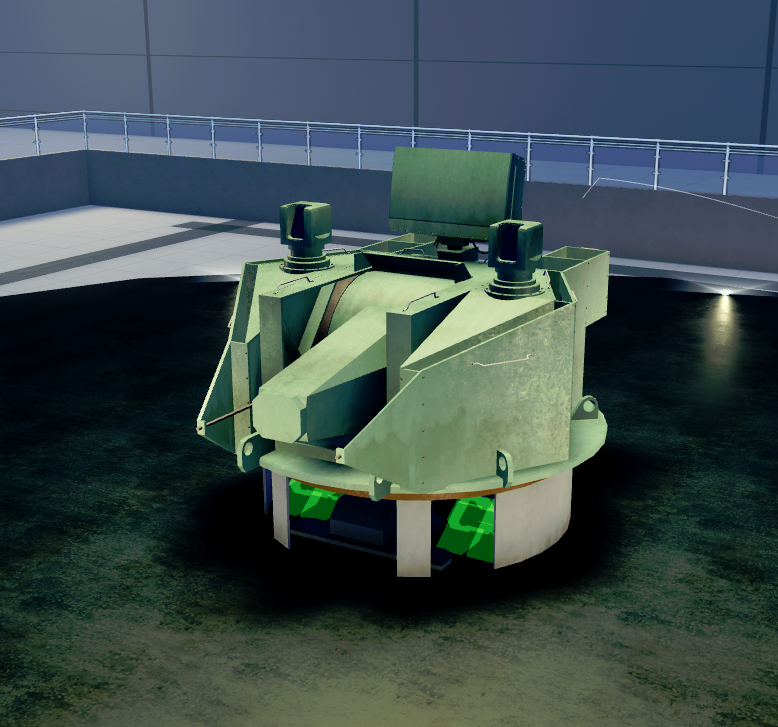 Overseer - turret Tier 9 in Cursed Tank Simulator