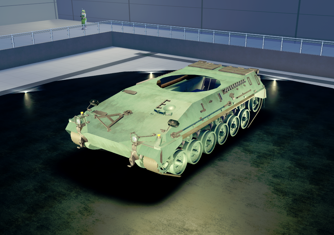 Bagelpanzer - hull Tier 6 in Cursed Tank Simulator