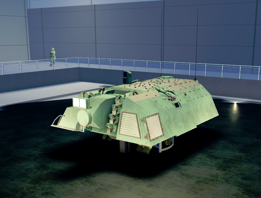 PzH 2000 - turret Tier 8 in Cursed Tank Simulator