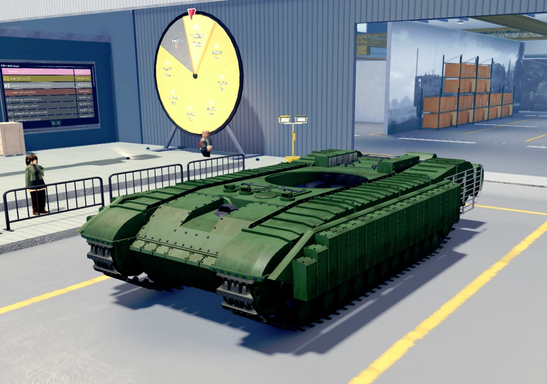 Bank Prince ATDU - hull Tier 7 in Cursed Tank Simulator