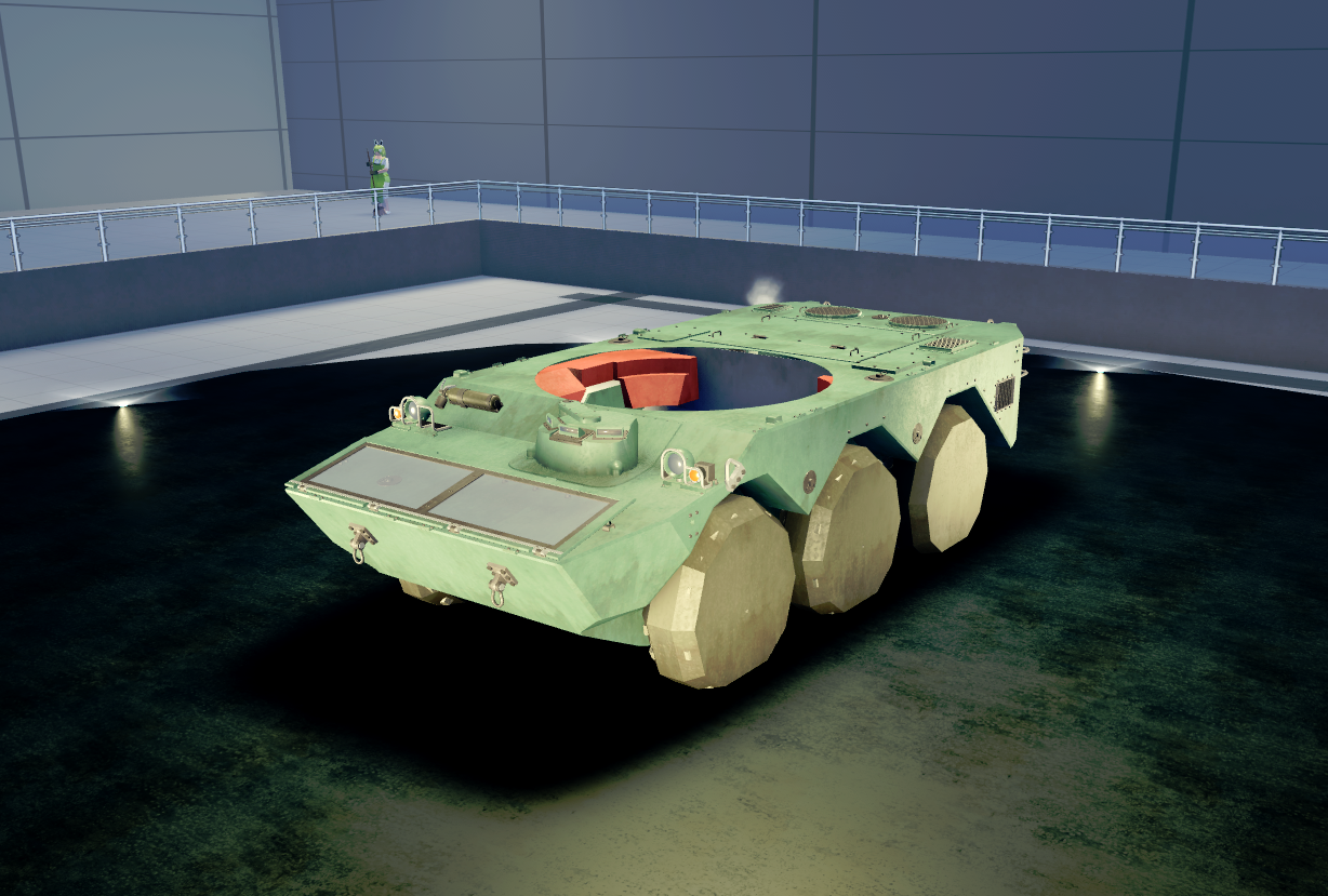 AMX-10RC - hull Tier 5 in Cursed Tank Simulator