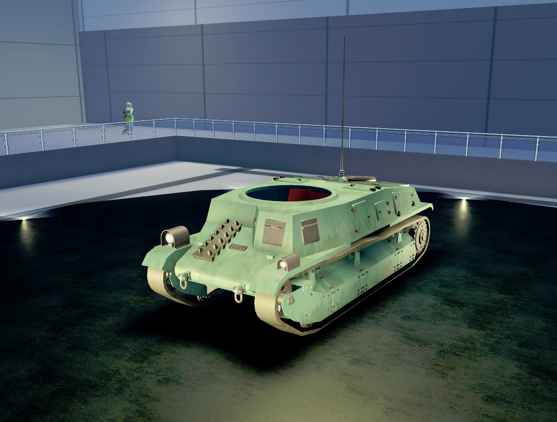 SARL42 - hull Tier 4 in Cursed Tank Simulator