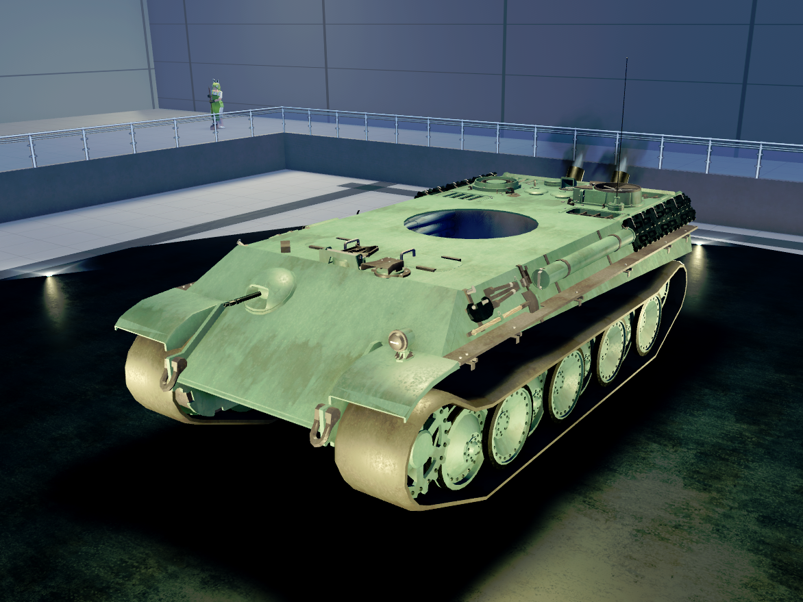 Battlepass V G - hull Tier 4 in Cursed Tank Simulator
